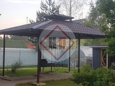 навес для зоны отдыха с мангалом