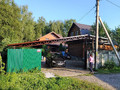 большой навес с двускатной крышей