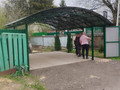 арочный навес для дома